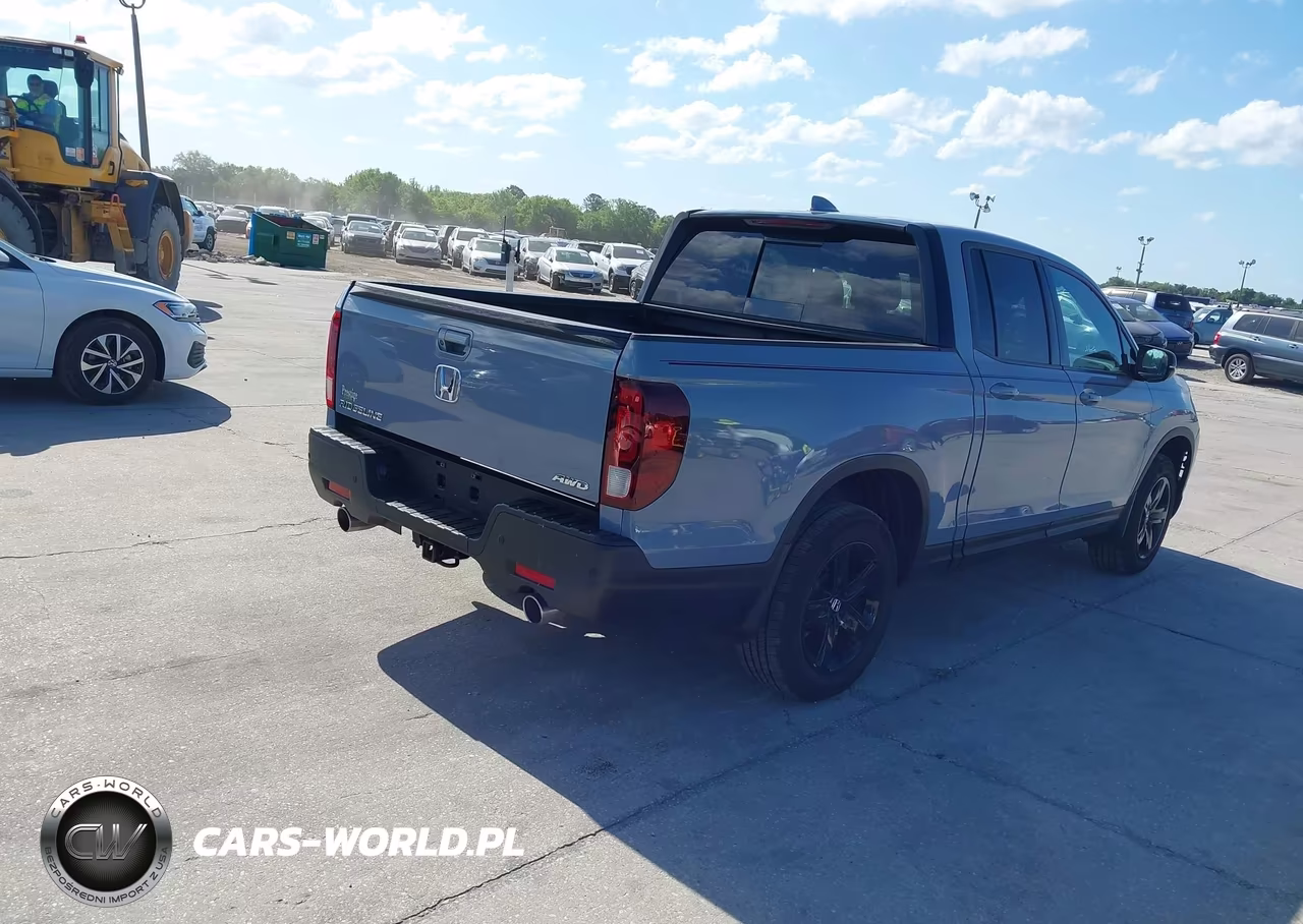 2022 Honda Ridgeline Black Edition VIN:5FPYK3F85NB022832 - 4