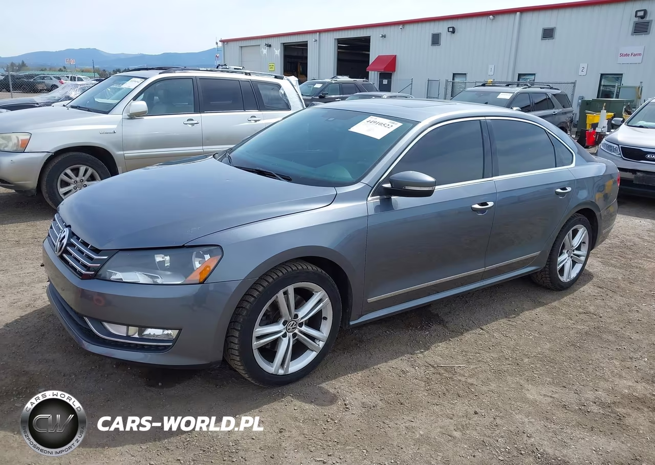2014 Volkswagen Passat 2.0L Tdi Se VIN:1VWBN7A34EC046607 - 2
