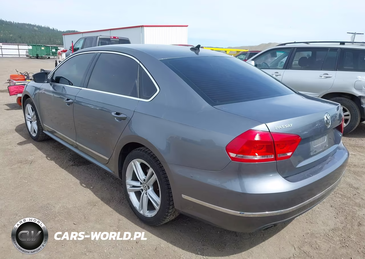 2014 Volkswagen Passat 2.0L Tdi Se VIN:1VWBN7A34EC046607 - 3