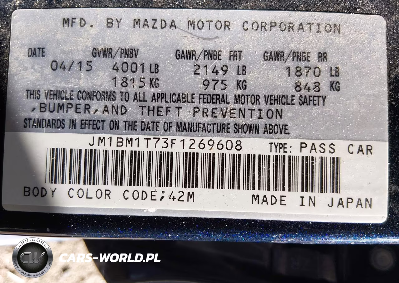 2015 Mazda Mazda3 I Sv VIN:JM1BM1T73F1269608 - 9