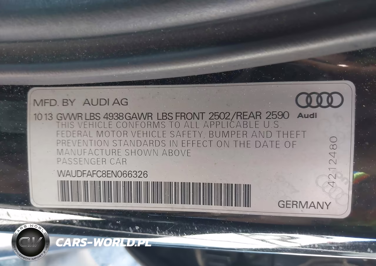 2014 Audi A6 2.0T Premium VIN:WAUDFAFC8EN066326 - 9