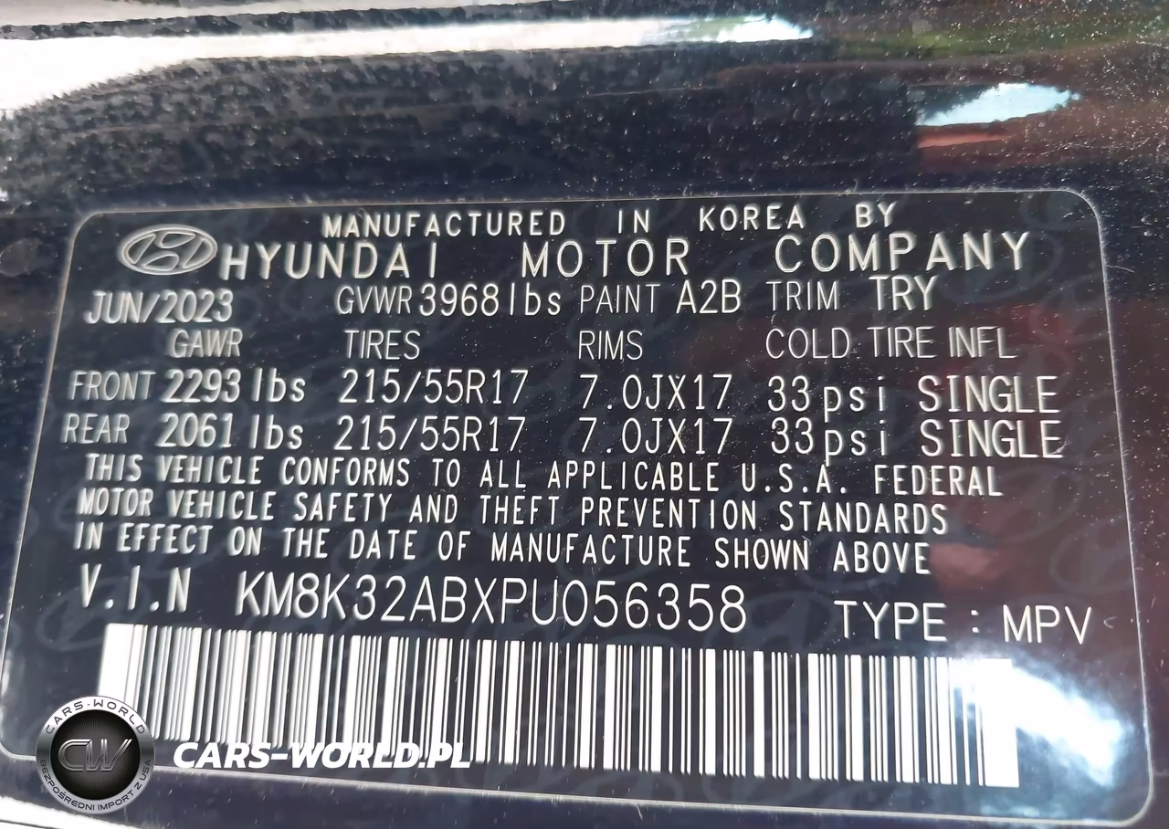2023 Hyundai Kona Sel VIN:KM8K32ABXPU056358 - 9