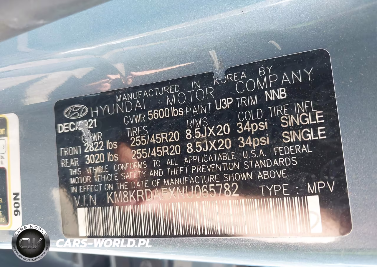 2022 Hyundai Ioniq 5 Limited VIN:KM8KRDAFXNU065782 - 9