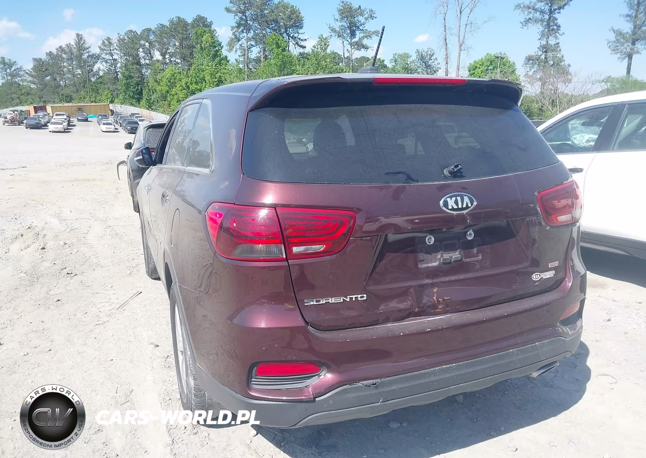 2019 Kia Sorento 2.4L Lx VIN:5XYPG4A31KG575425 - 3