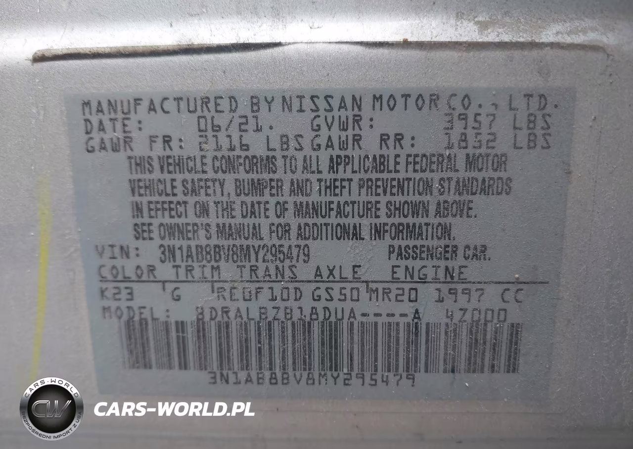 2021 Nissan Sentra S Xtronic Cvt VIN:3N1AB8BV8MY295479 - 9