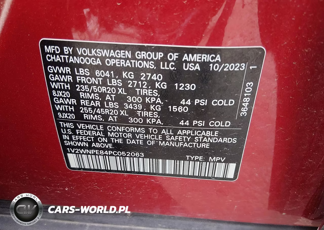 2023 Volkswagen Id.4 Awd Pro S VIN:1V2WNPE84PC052063 - 9