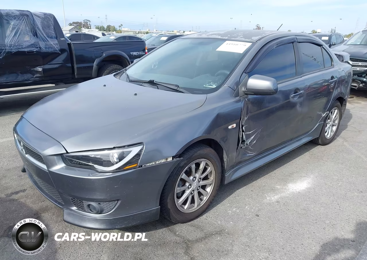 2010 Mitsubishi Lancer Es VIN:JA32U2FU3AU027849 - 2