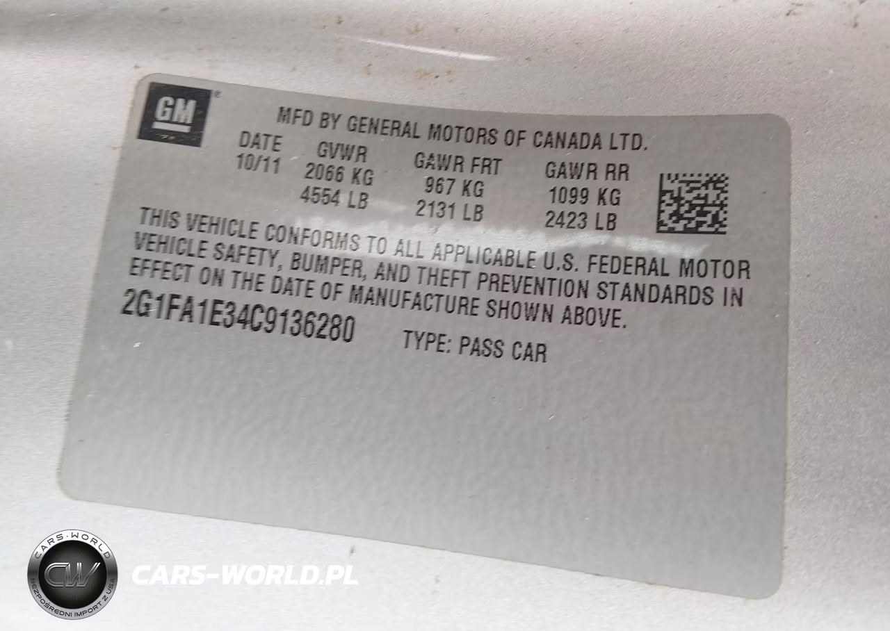 2012 Chevrolet Camaro 2Ls VIN:2G1FA1E34C9136280 - 9
