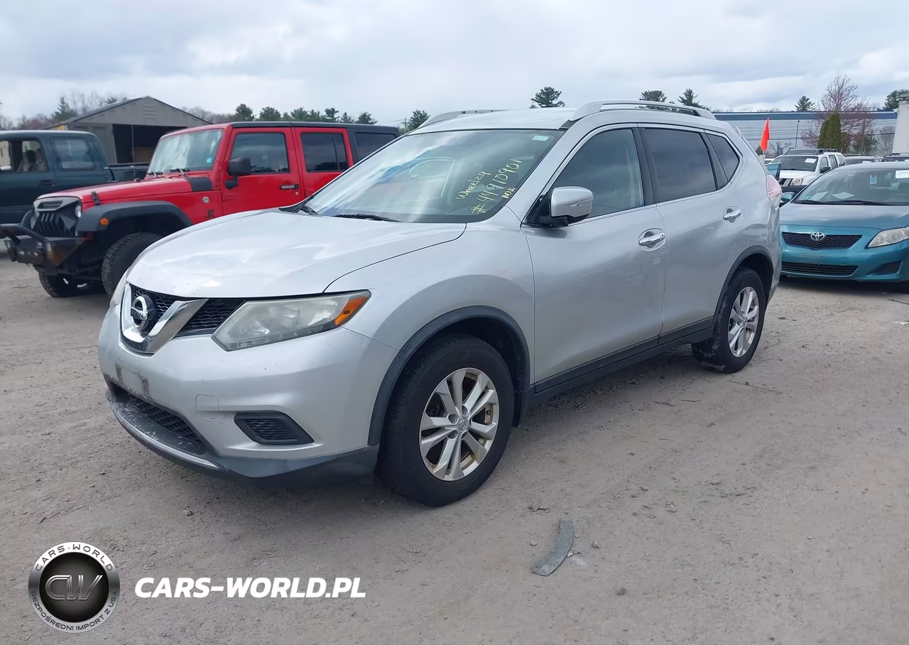 2015 Nissan Rogue Sv VIN:KNMAT2MV6FP504162 - 2
