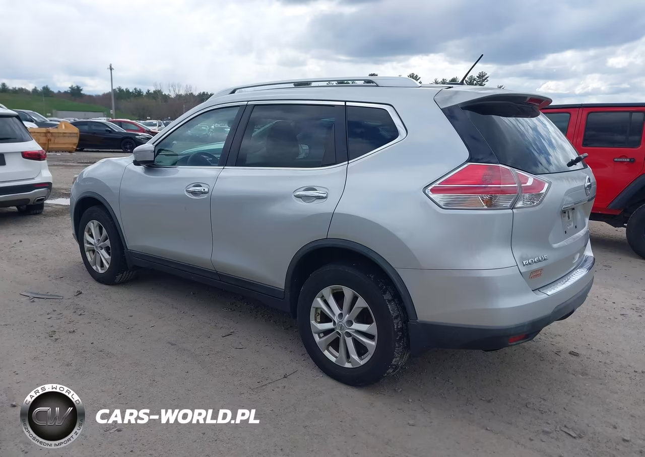 2015 Nissan Rogue Sv VIN:KNMAT2MV6FP504162 - 3