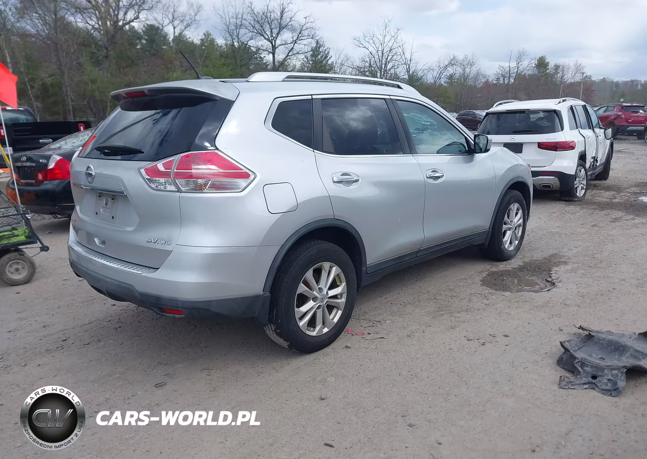 2015 Nissan Rogue Sv VIN:KNMAT2MV6FP504162 - 4