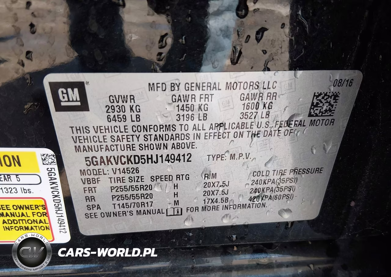 2017 Buick Enclave Premium VIN:5GAKVCKD5HJ149412 - 9