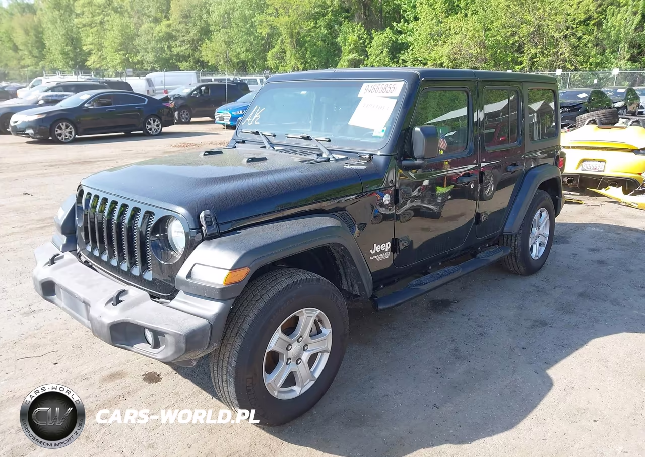 2018 Jeep Wrangler Unlimited Sport S 4X4 VIN:1C4HJXDG7JW250852 - 2