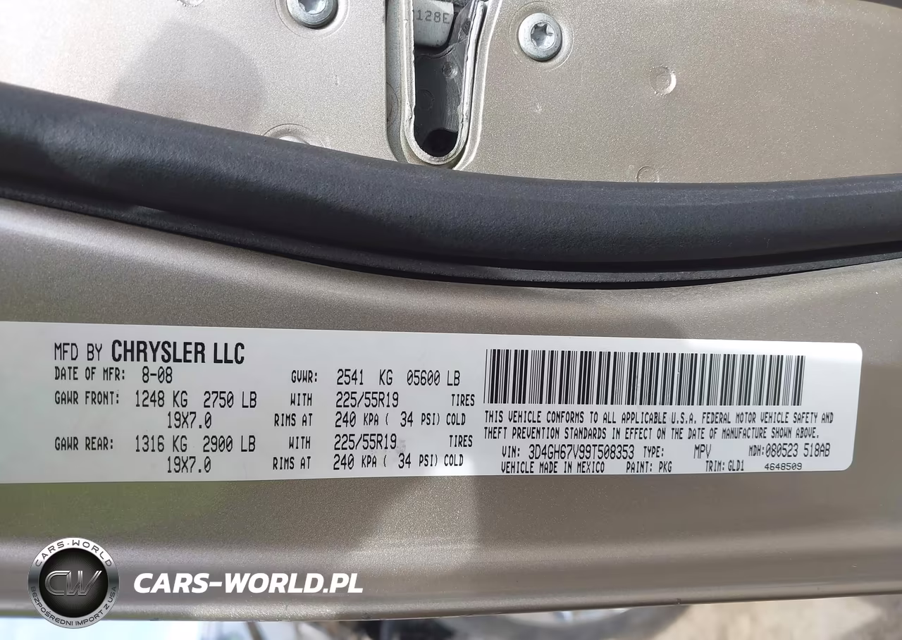 2009 Dodge Journey R-T VIN:3D4GH67V99T508353 - 9