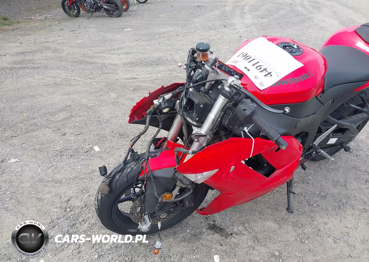 2007 Kawasaki Zx600 P VIN:JKAZX4P187A024733 - 2