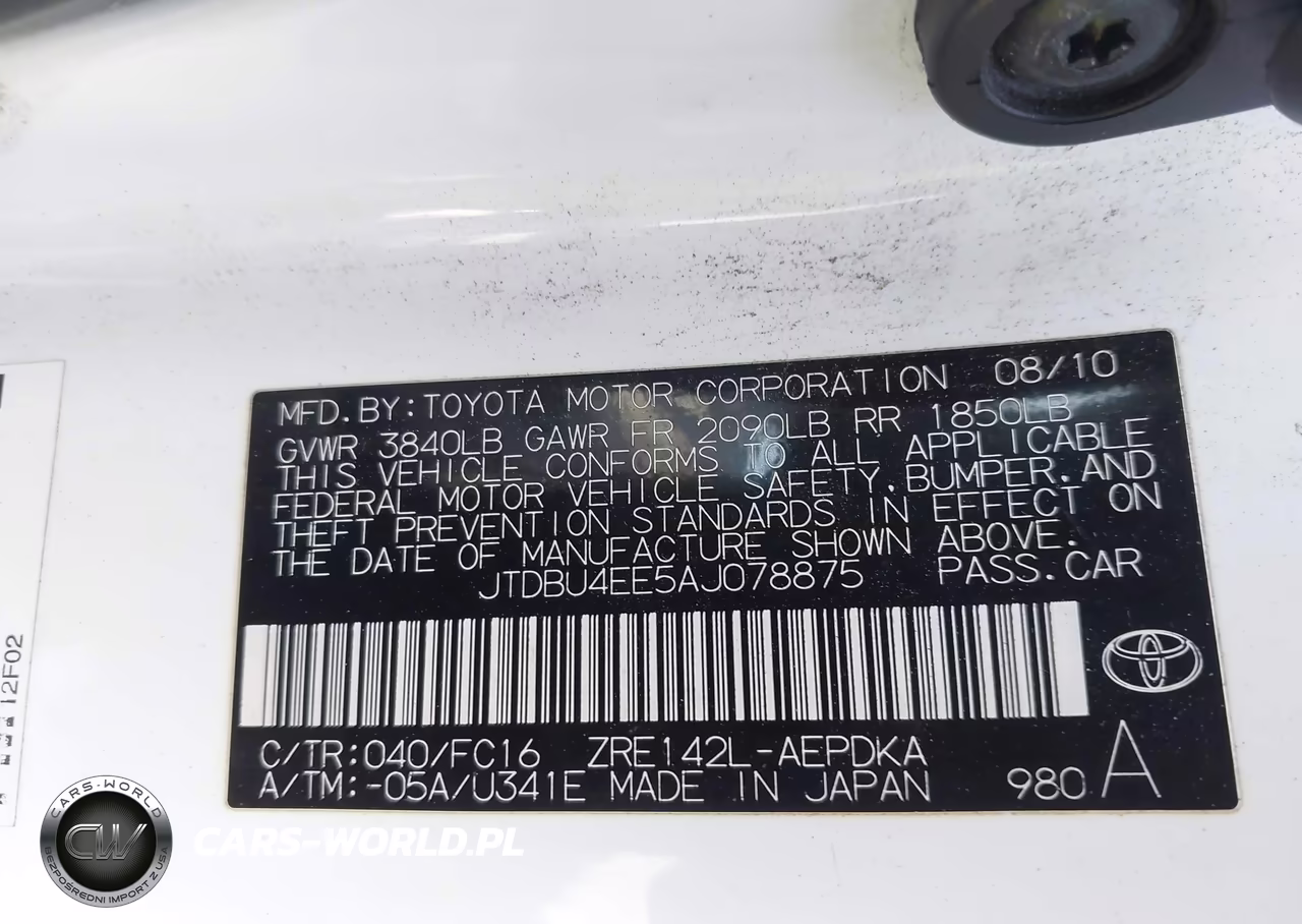 2010 Toyota Corolla Le VIN:JTDBU4EE5AJ078875 - 9