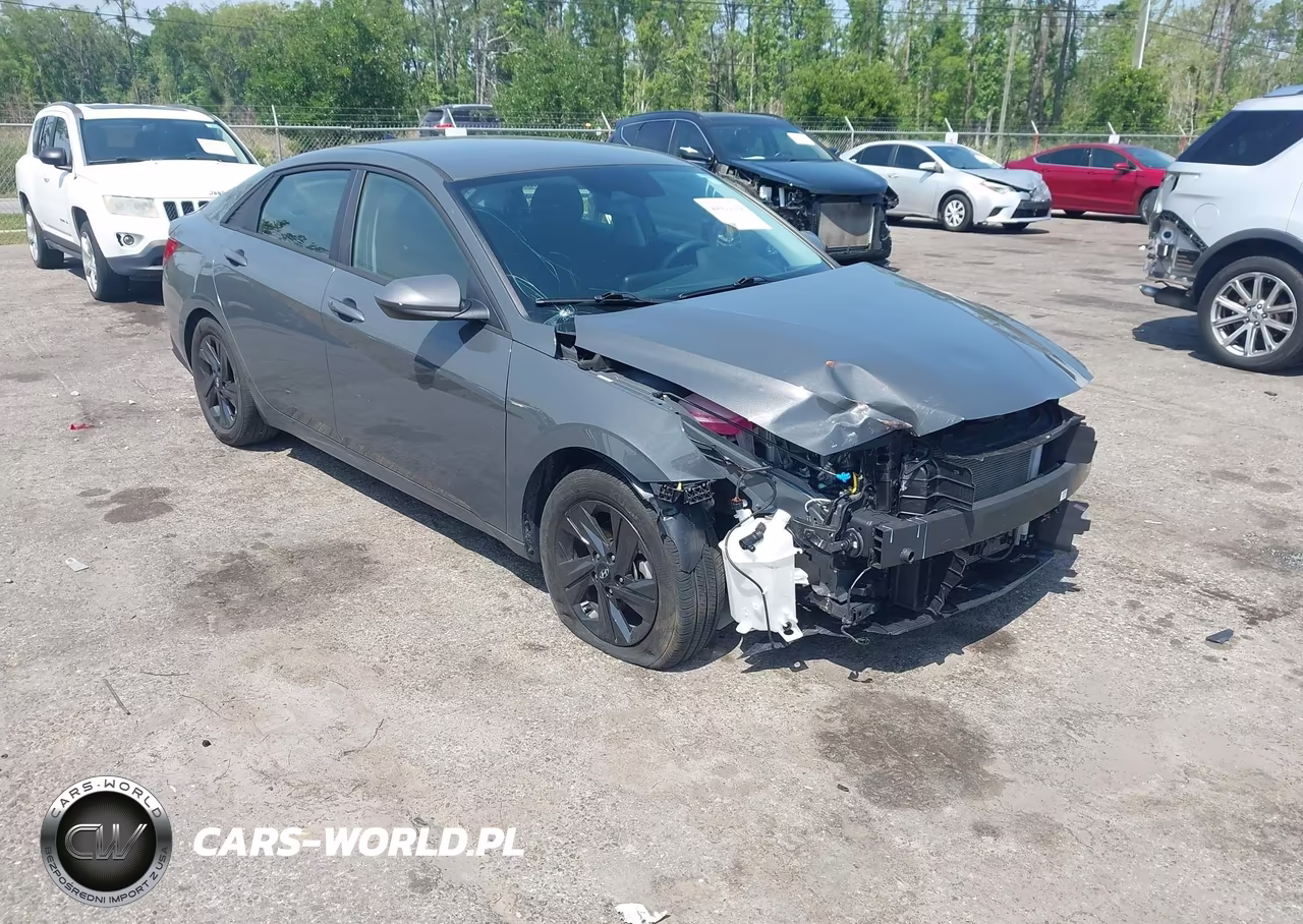 2023 Hyundai Elantra Hybrid Blue