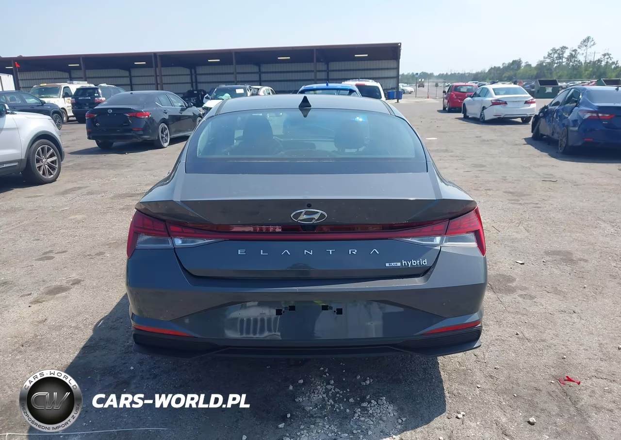 2023 Hyundai Elantra Hybrid Blue VIN:KMHLM4AJ4PU081664 - 17