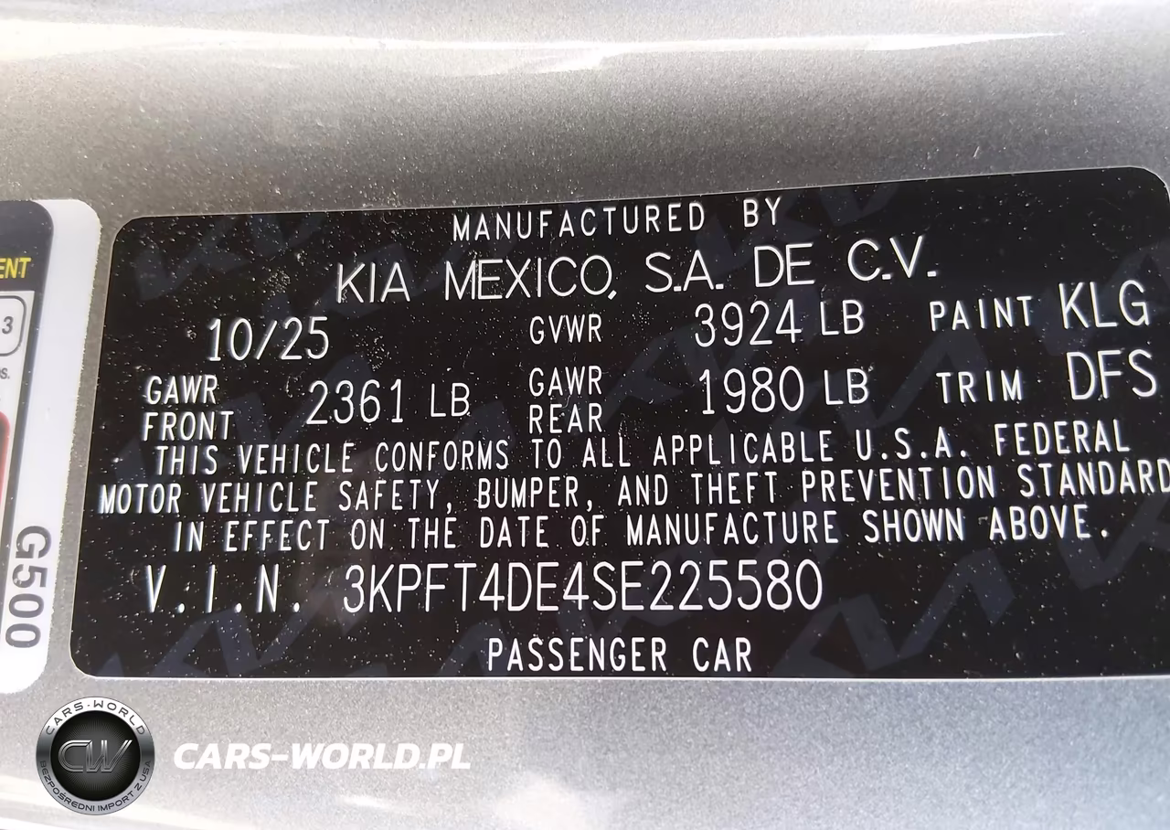 2025 Kia K4 Lxs VIN:3KPFT4DE4SE225580 - 9