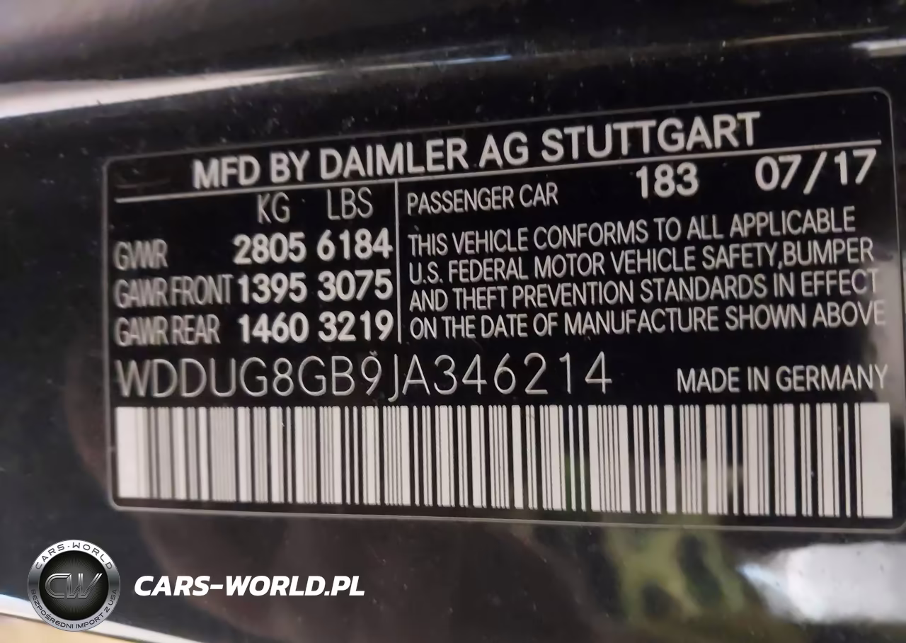 2018 Mercedes-Benz S 560 4Matic VIN:WDDUG8GB9JA346214 - 9