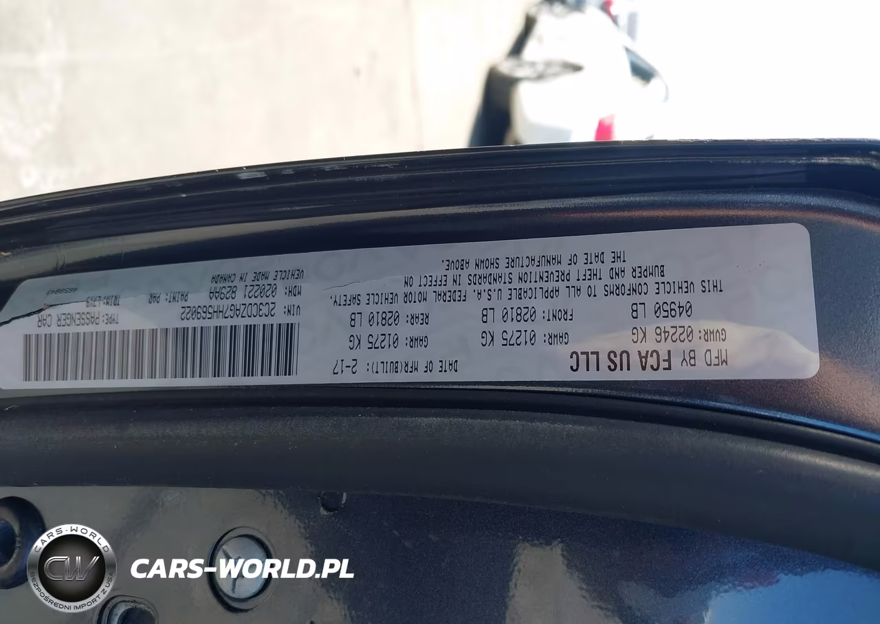 2017 Dodge Challenger Sxt VIN:2C3CDZAG7HH569022 - 9