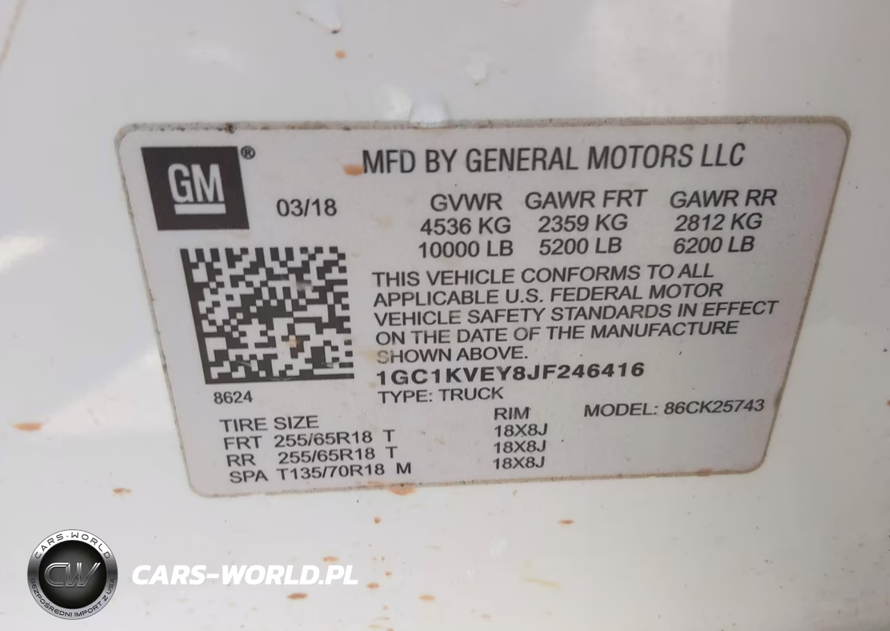 2018 Chevrolet Silverado 2500Hd Lt VIN:1GC1KVEY8JF246416 - 9