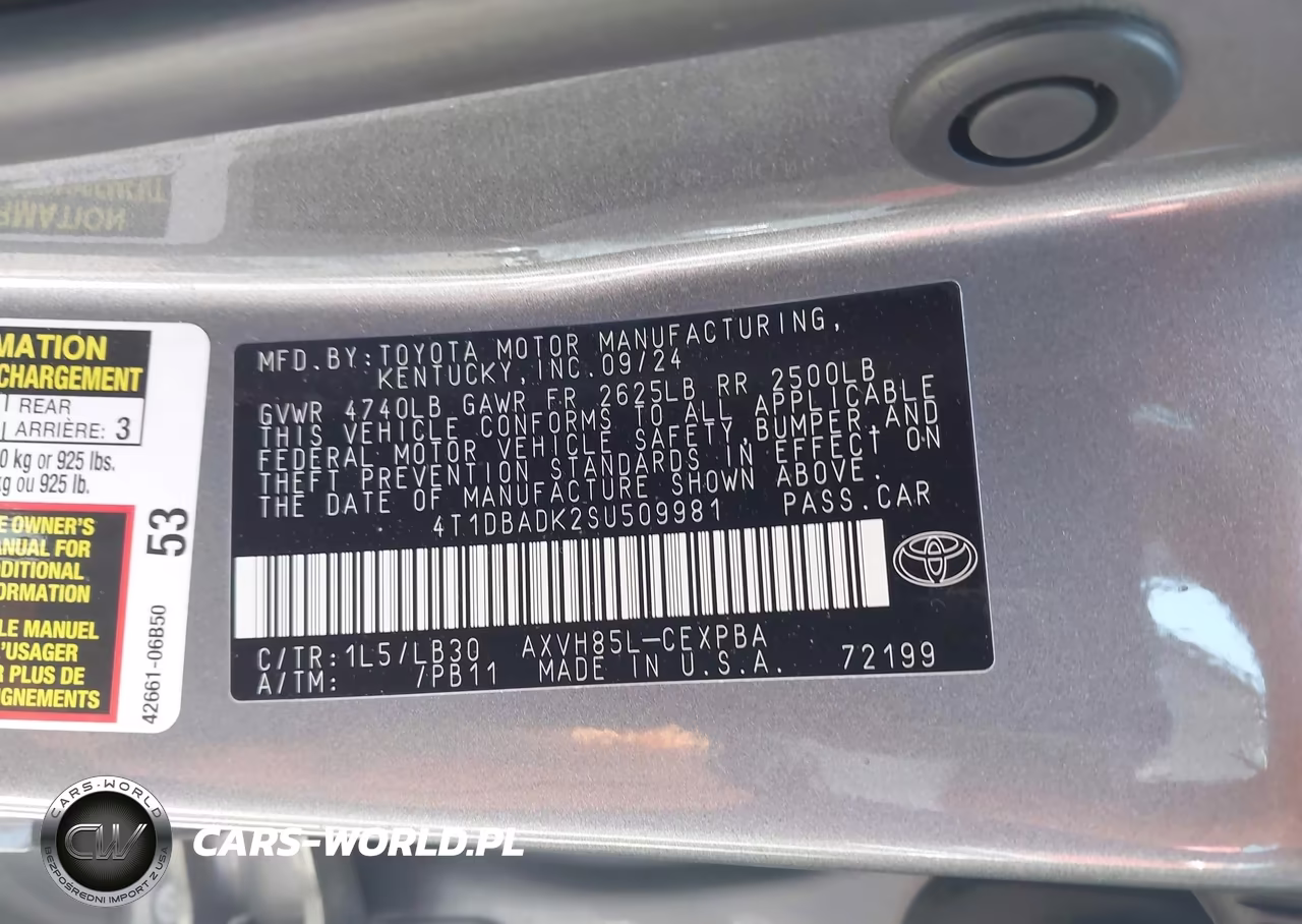 2025 Toyota Camry Xse VIN:4T1DBADK2SU509981 - 9
