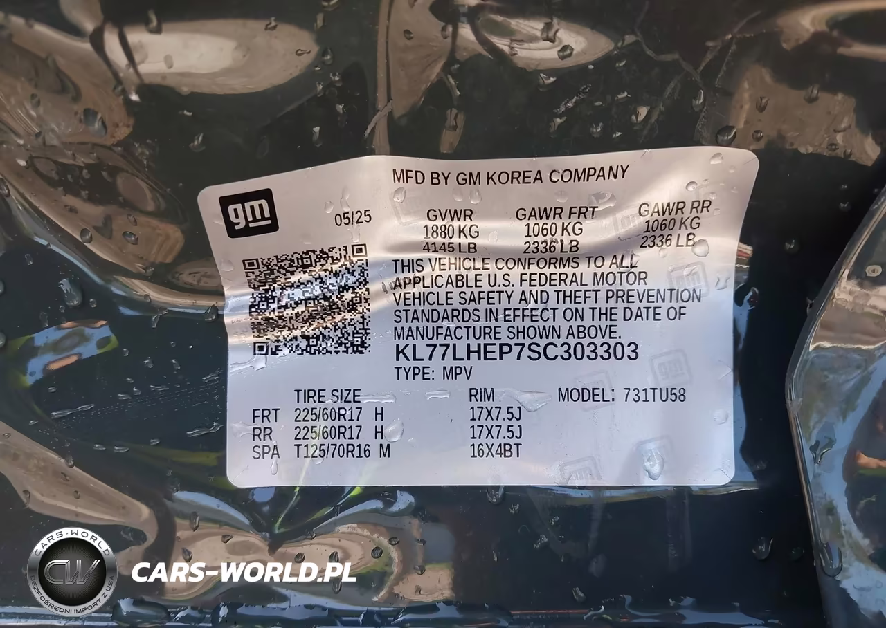 2025 Chevrolet Trax Fwd Lt VIN:KL77LHEP7SC303303 - 9