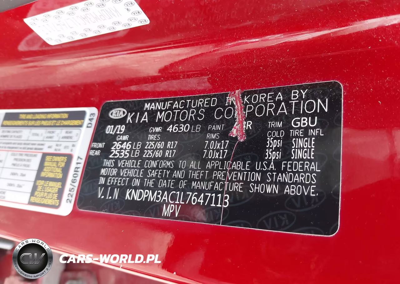 2020 Kia Sportage Lx VIN:KNDPM3AC1L7647113 - 9