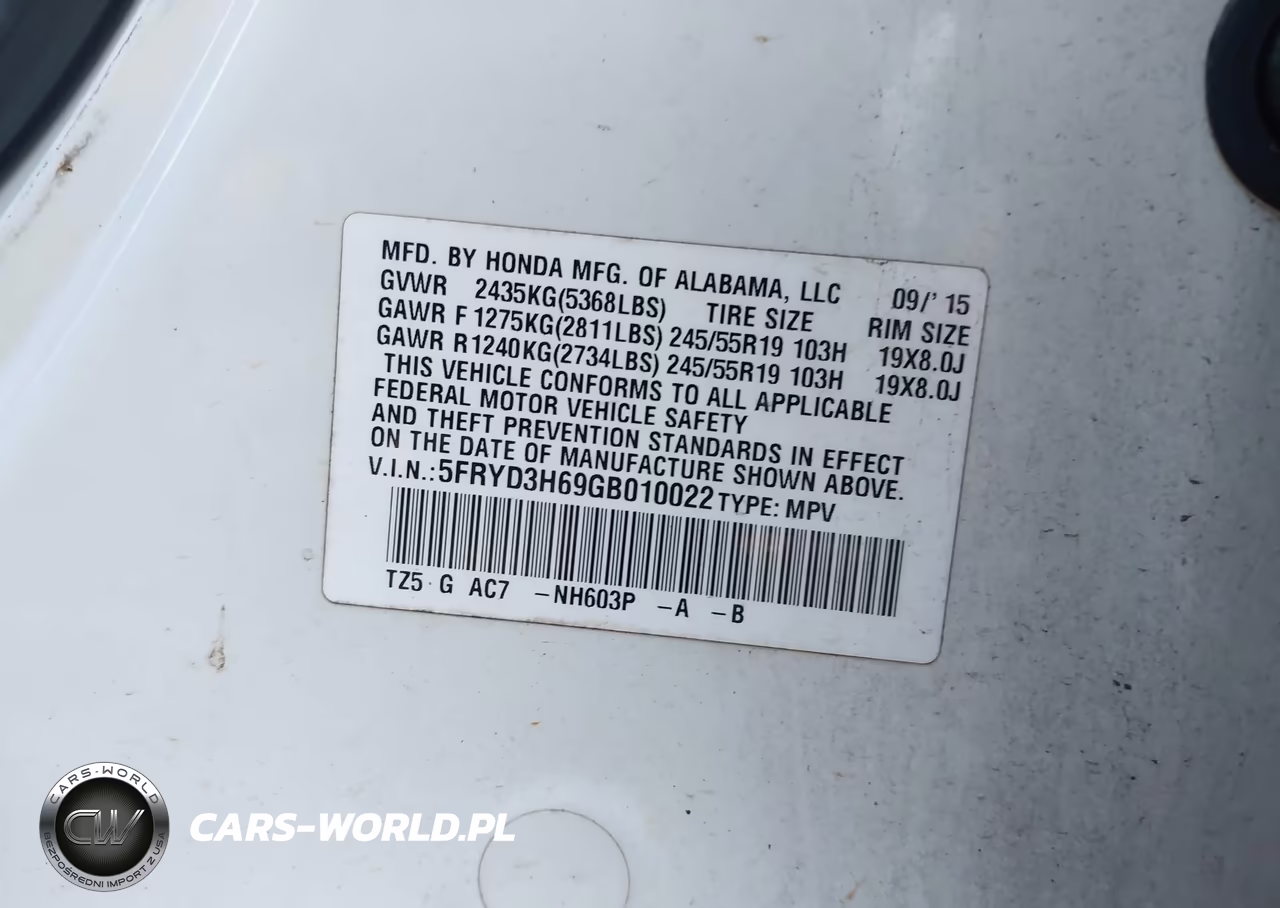 2016 Acura Mdx VIN:5FRYD3H69GB010022 - 9