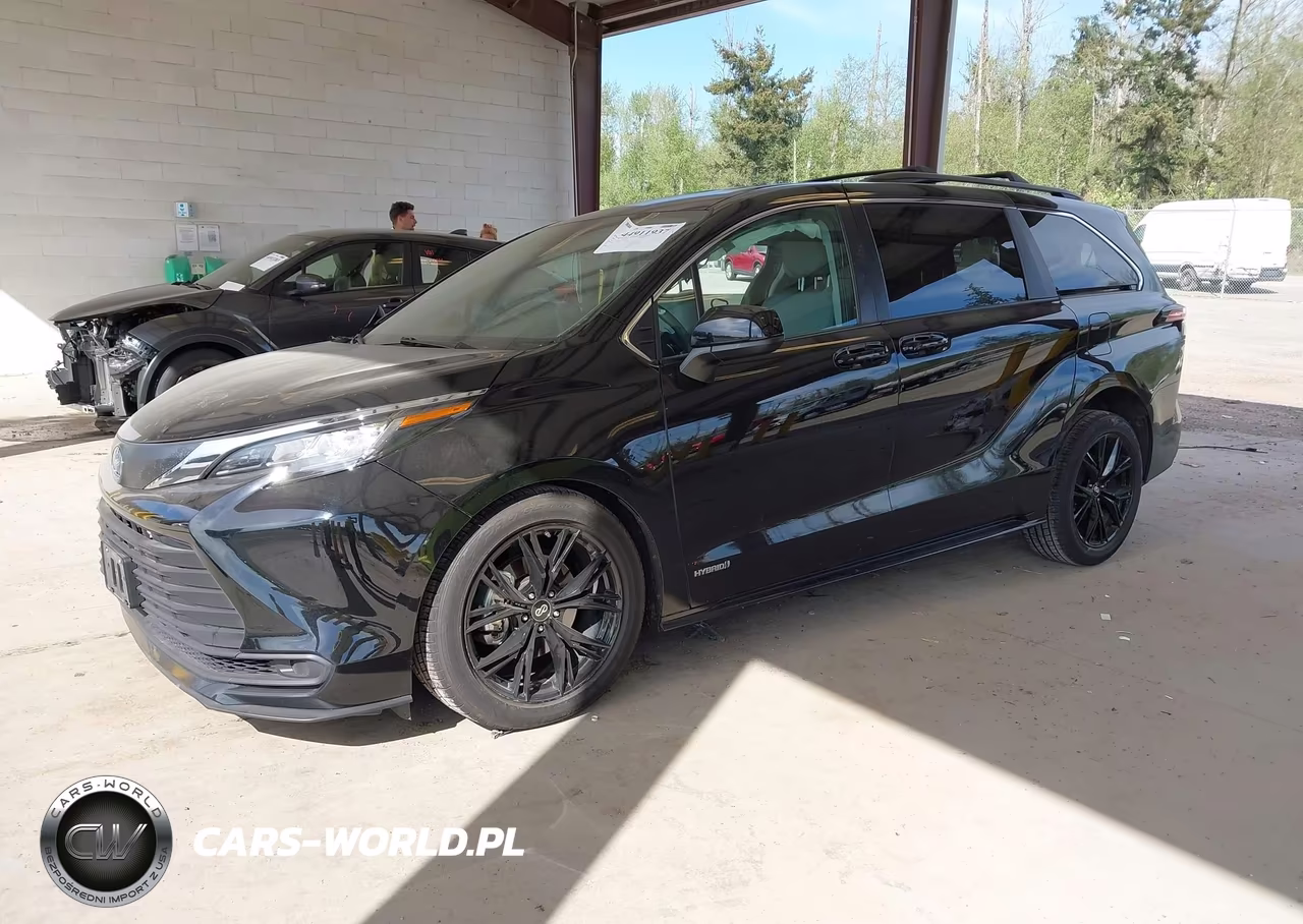 2021 Toyota Sienna Le VIN:5TDKSKFC6MS031918 - 2