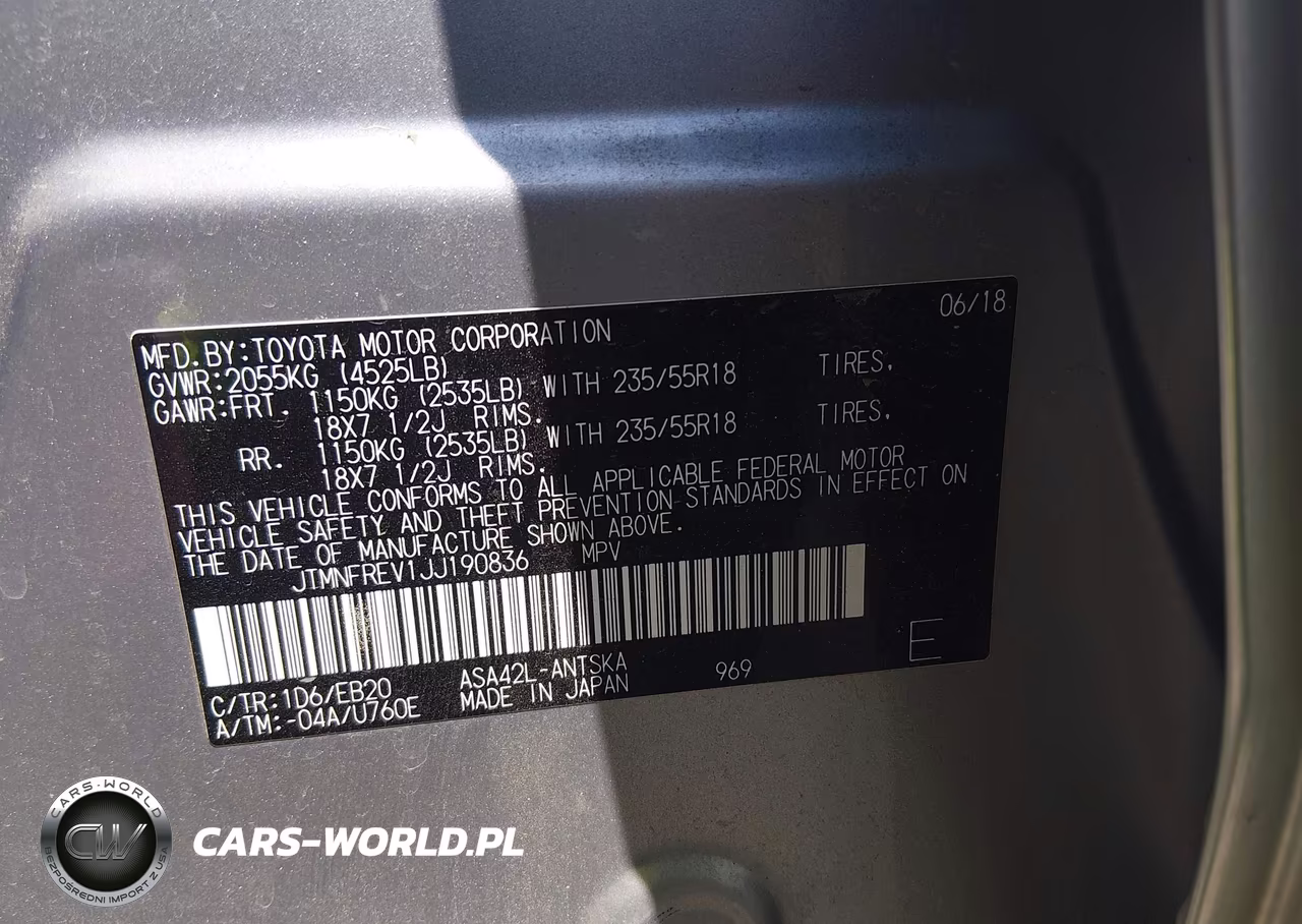 2018 Toyota Rav4 Se VIN:JTMNFREV1JJ190836 - 9