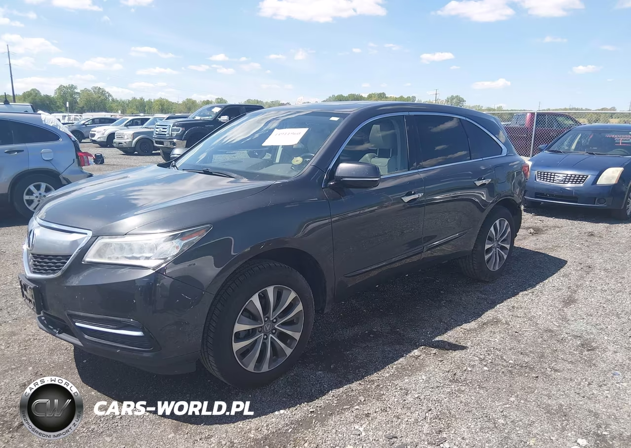 2015 Acura Mdx Technology Package VIN:5FRYD4H48FB028272 - 2