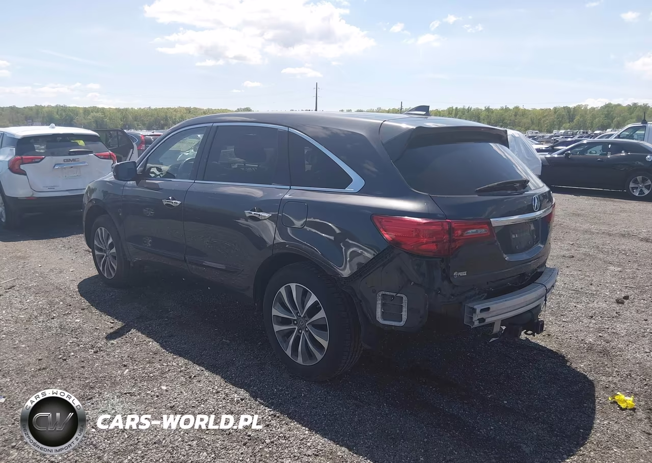 2015 Acura Mdx Technology Package VIN:5FRYD4H48FB028272 - 3