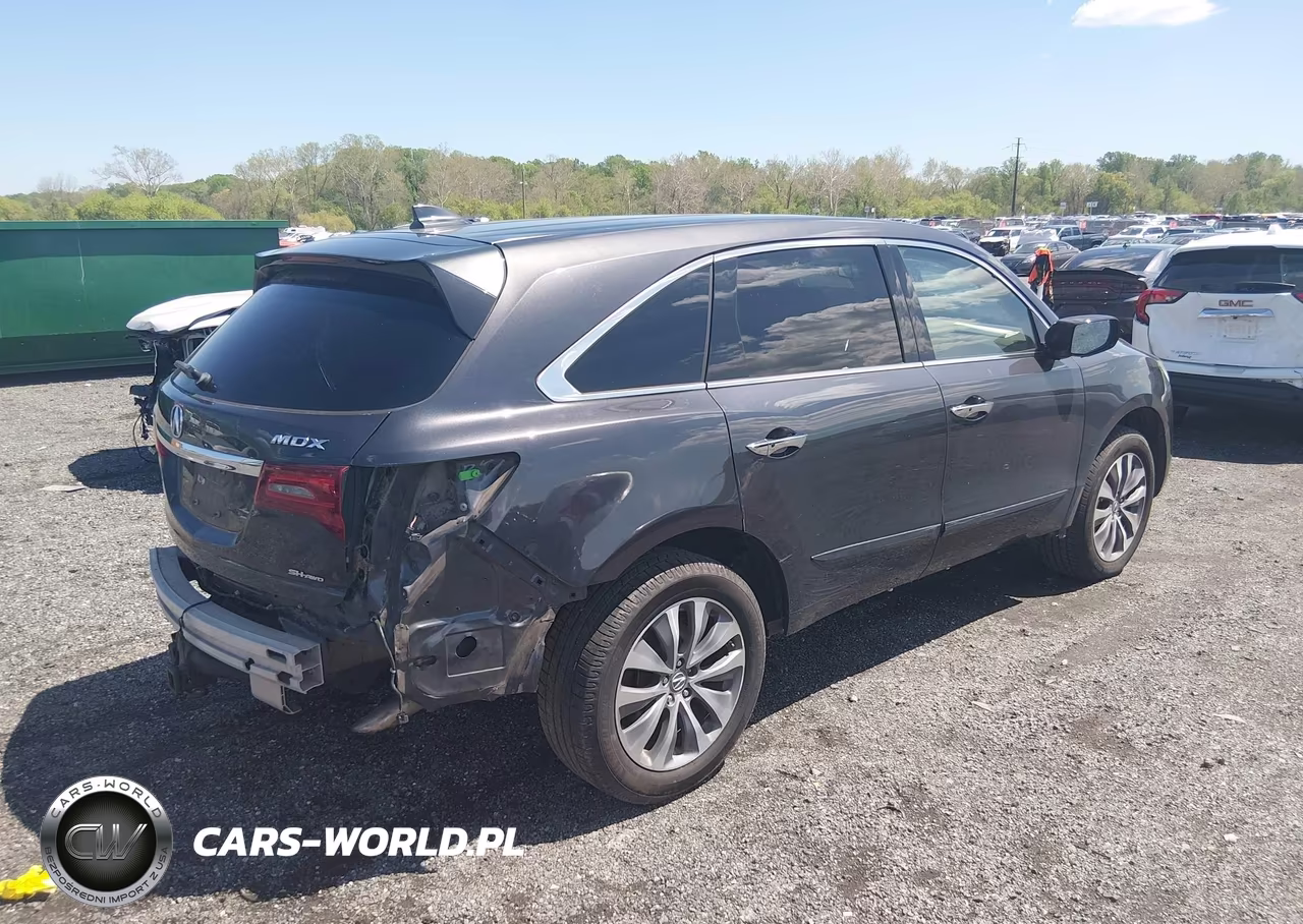 2015 Acura Mdx Technology Package VIN:5FRYD4H48FB028272 - 4