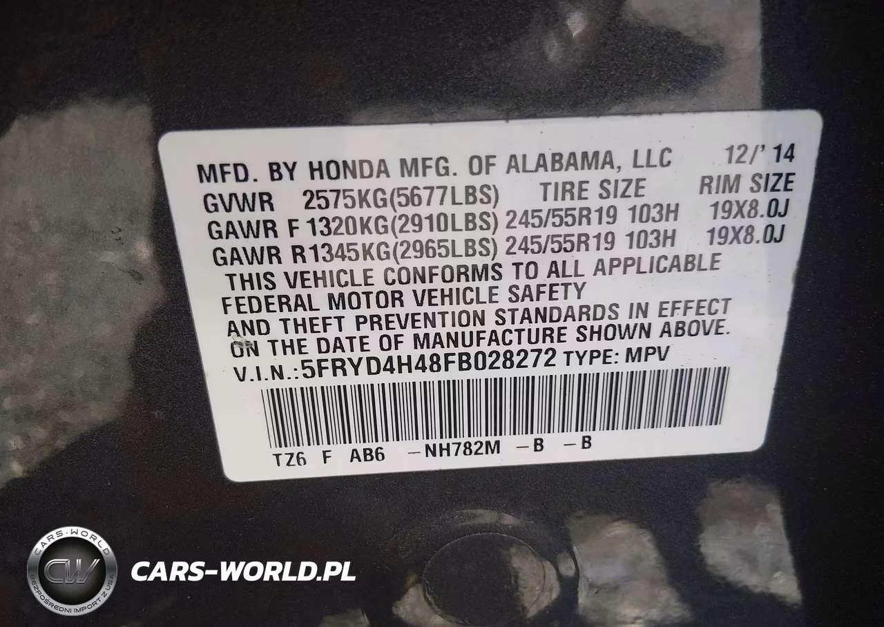 2015 Acura Mdx Technology Package VIN:5FRYD4H48FB028272 - 9