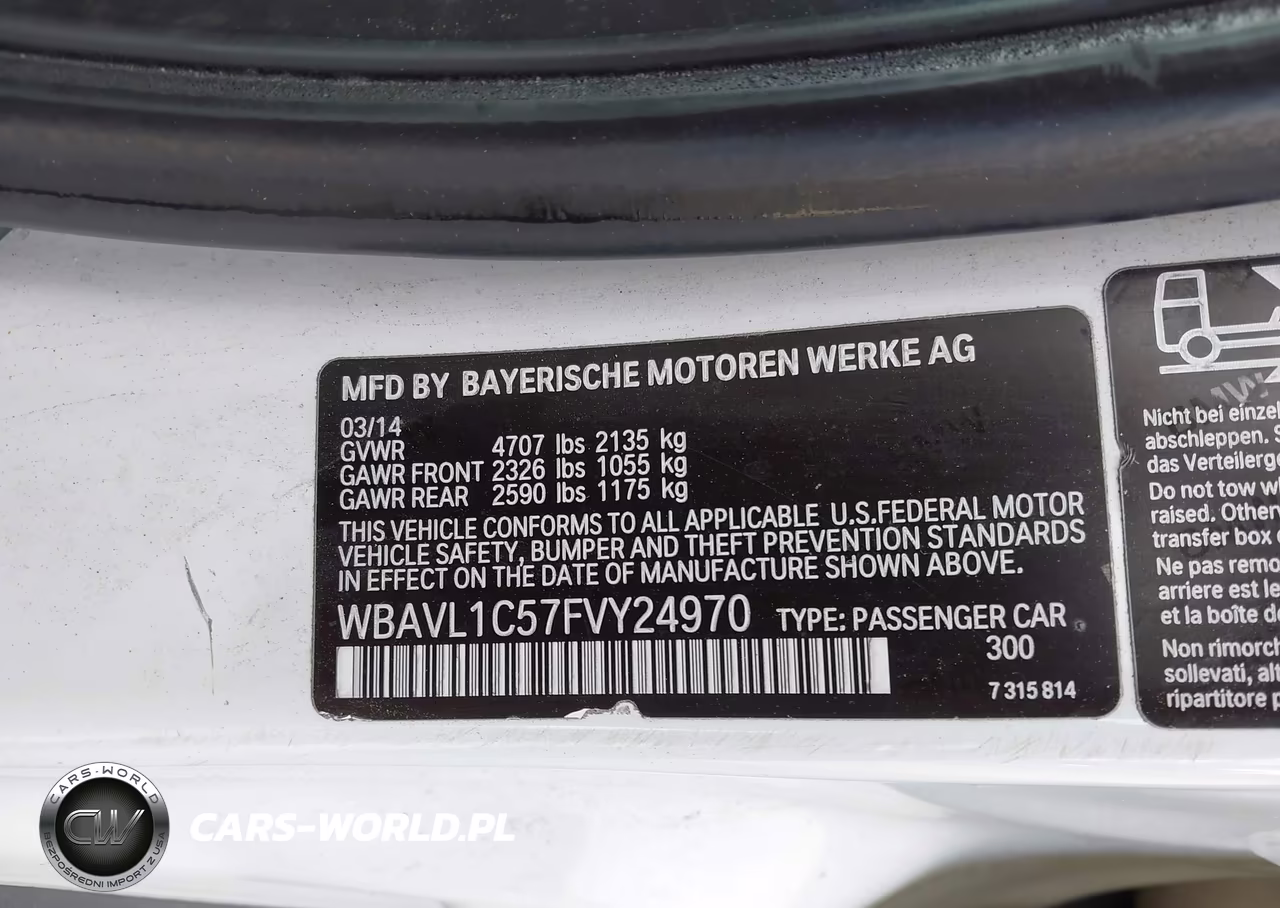 2015 BMW X1 xDrive28I VIN:WBAVL1C57FVY24970 - 9