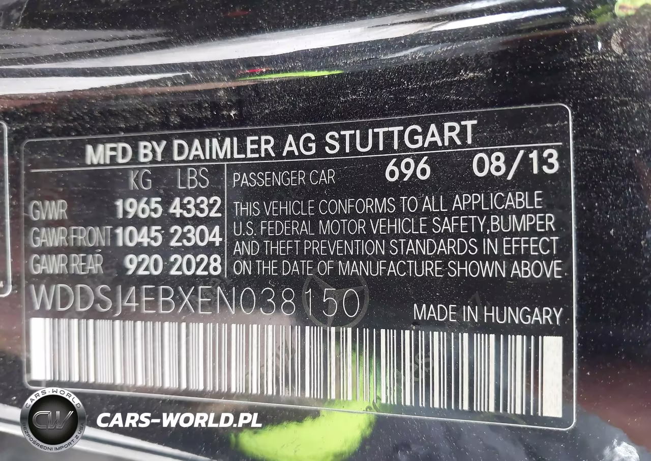 2014 Mercedes-Benz Cla 250 VIN:WDDSJ4EBXEN038150 - 9