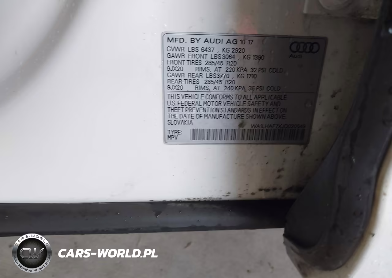 2018 Audi Q7 2.0T Premium VIN:WA1LHAF7XJD020549 - 9