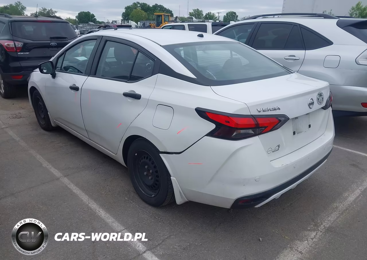 2021 Nissan Versa S Xtronic Cvt VIN:3N1CN8DV7ML894657 - 3