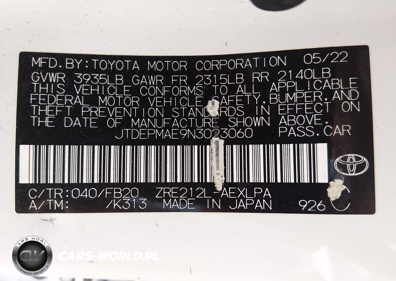 2022 Toyota Corolla Le VIN:JTDEPMAE9N3023060 - 9