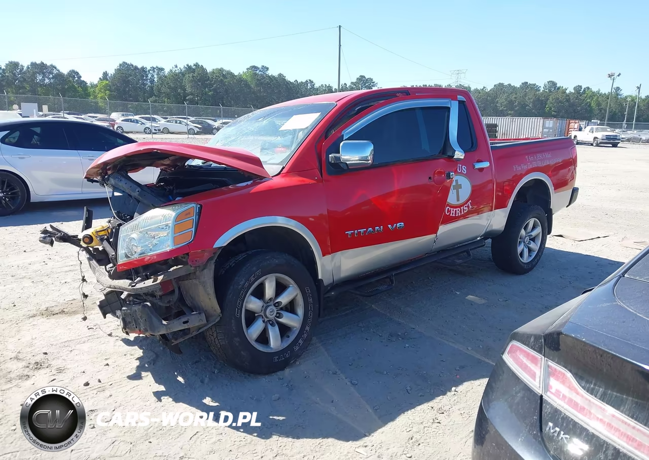 2010 Nissan Titan Xe VIN:1N6BA0EJ4AN304893 - 2