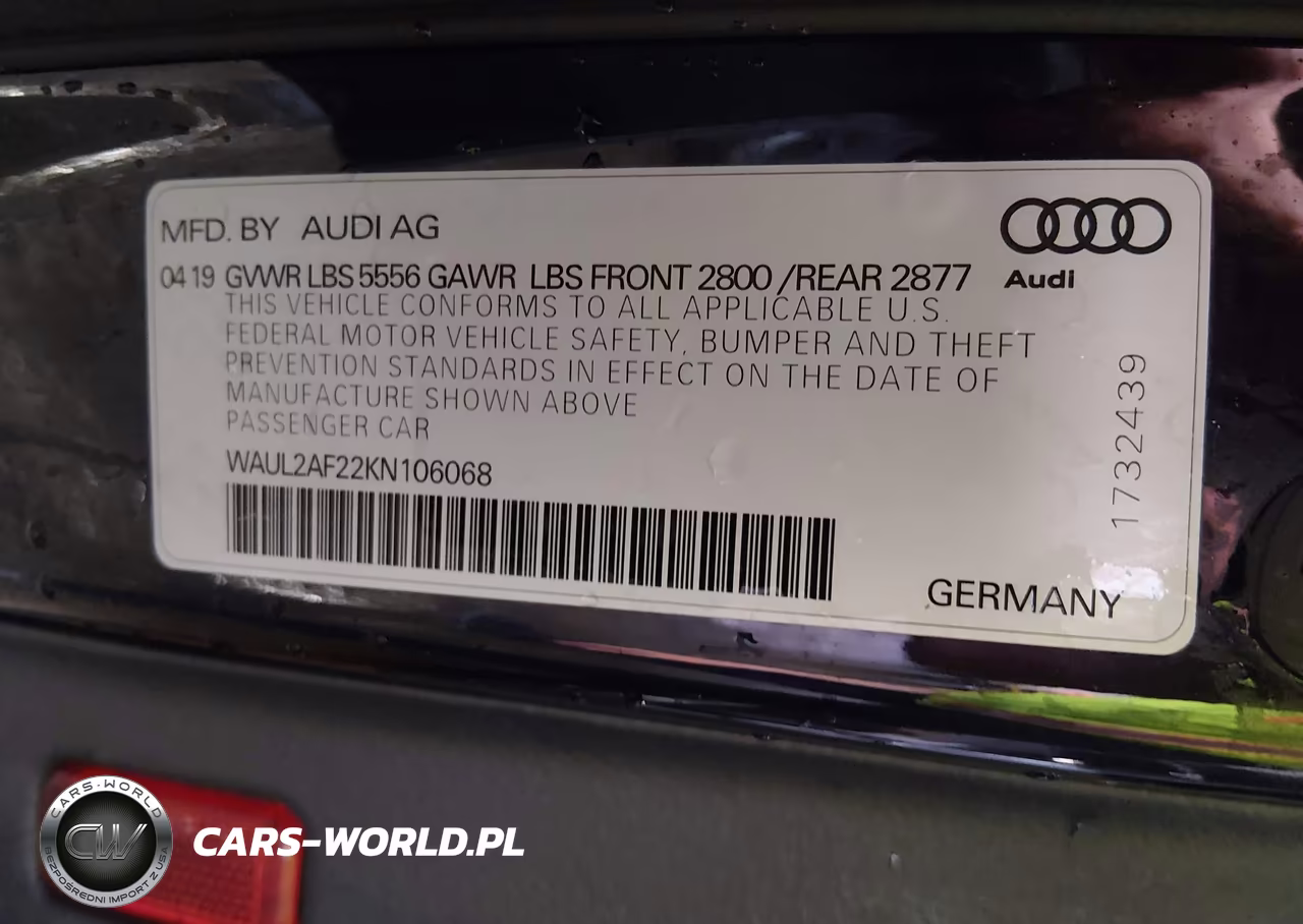 2019 Audi A6 55 Premium VIN:WAUL2AF22KN106068 - 9