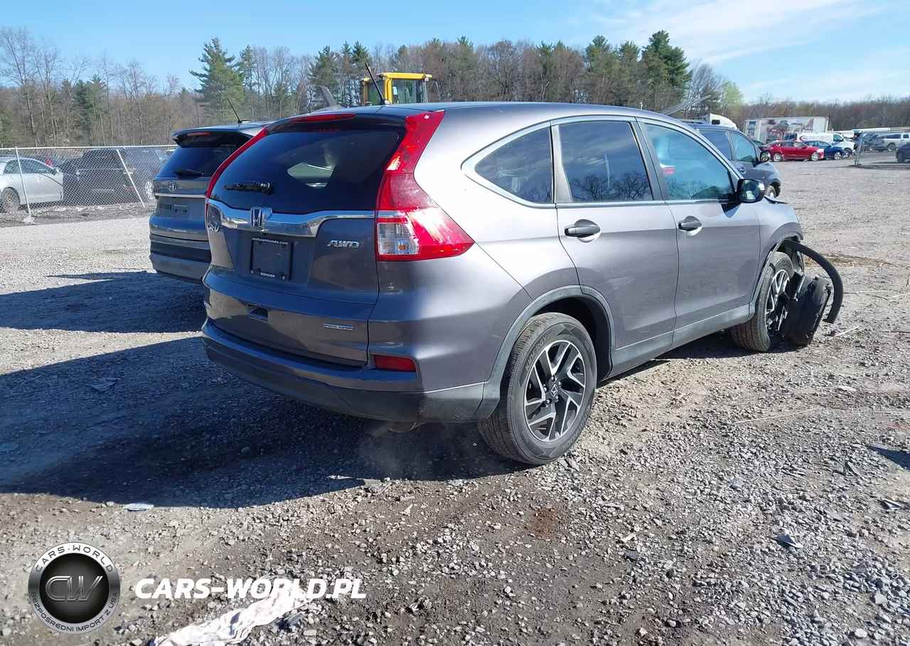 2016 Honda Cr-V Se VIN:5J6RM4H45GL037171 - 4