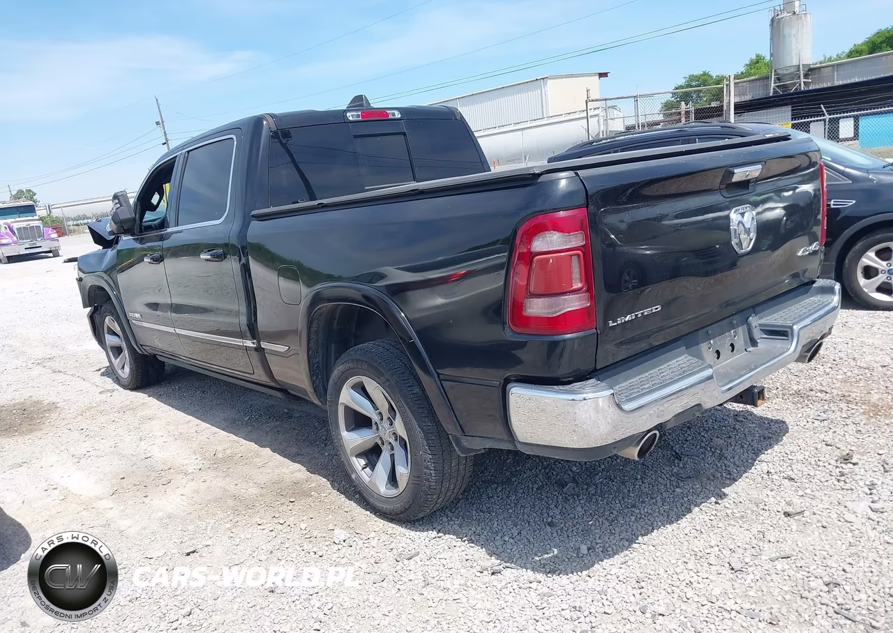 2019 Ram 1500 Limited 4X4 6'4 Box VIN:1C6SRFPT3KN627595 - 3