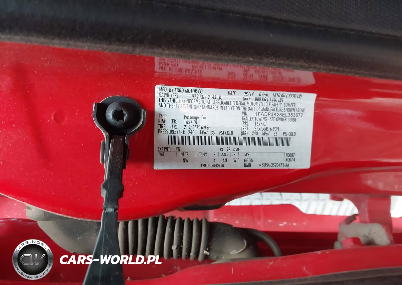 2014 Ford Focus Se VIN:1FADP3K28EL383677 - 9