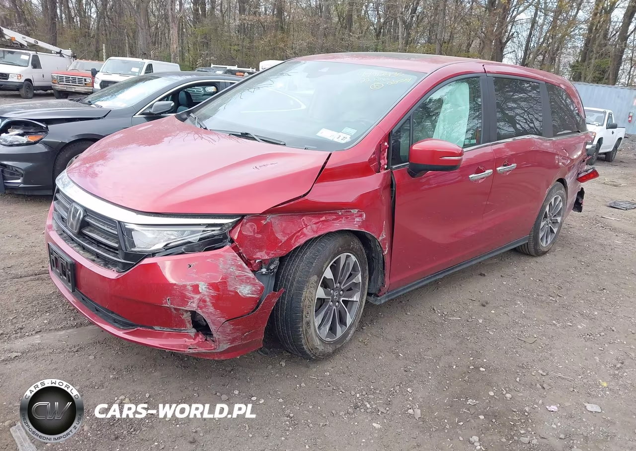 2022 Honda Odyssey Ex-L VIN:5FNRL6H75NB063218 - 2