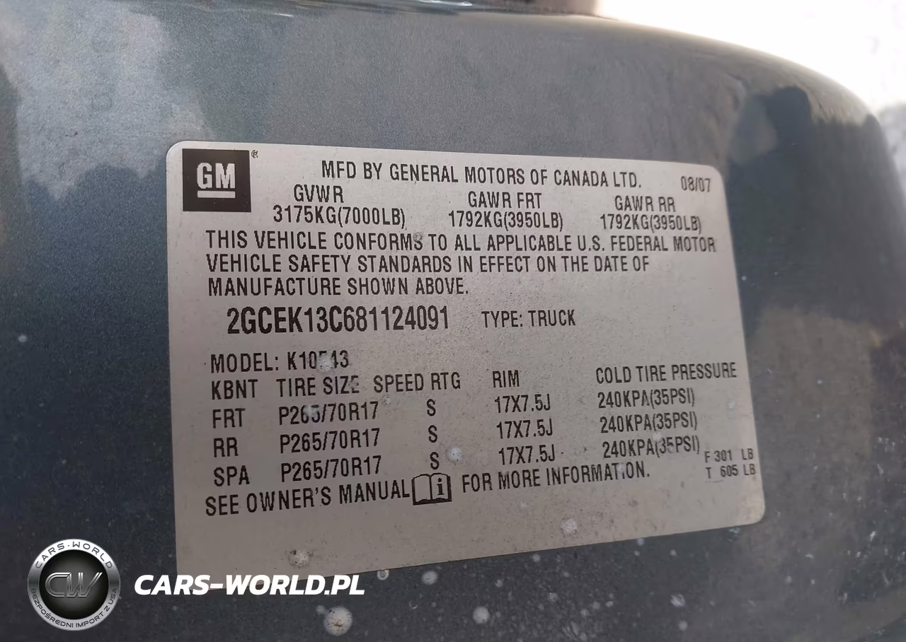 2008 Chevrolet Silverado 1500 Ls VIN:2GCEK13C681124091 - 9