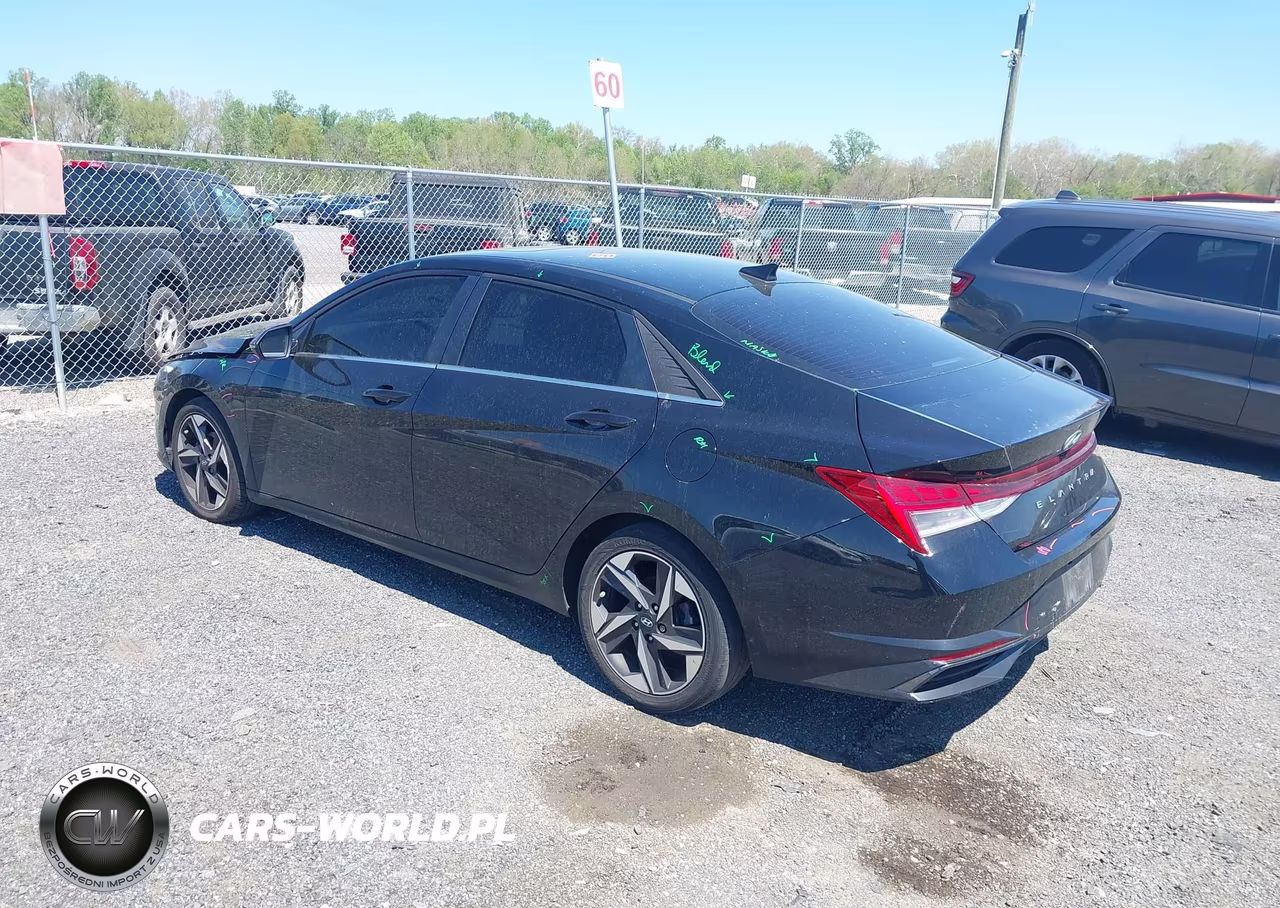 2022 Hyundai Elantra Sel VIN:5NPLN4AG1NH081909 - 3