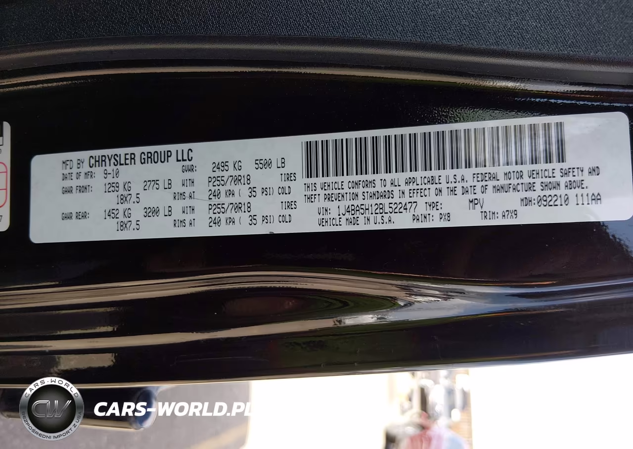 2011 Jeep Wrangler Unlimited Sahara VIN:1J4BA5H12BL522477 - 9